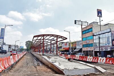 Avanzan trabajos de ampliación de la Línea 5 del Metrobús 