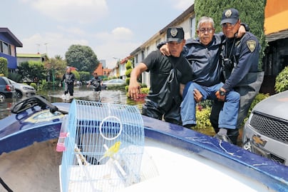 Lluvias causan estragos en mil viviendas: CDMX
