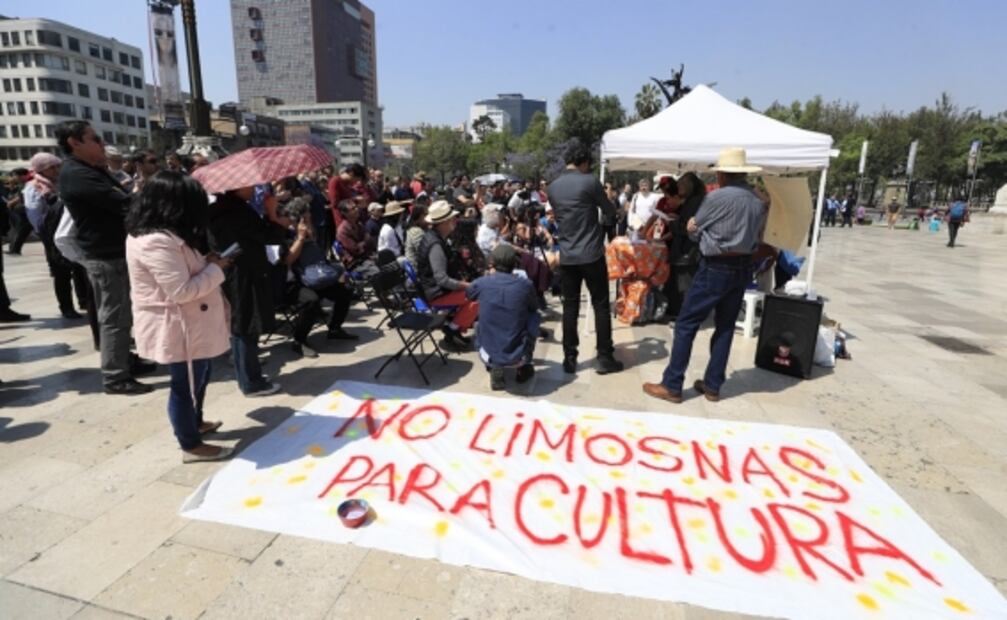 Artistas se manifiestan ante las políticas culturales de la nueva administración