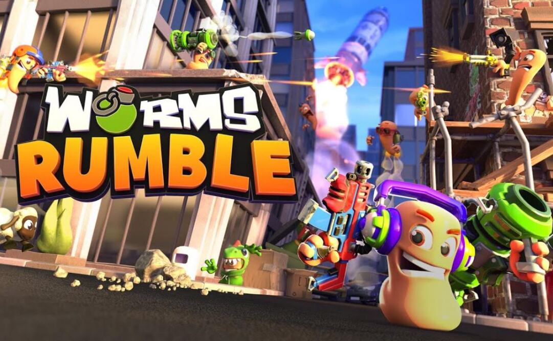 Worms Rumble anunciado para PS4, PS5 y PC, es un shooter en tiempo real con battle royale