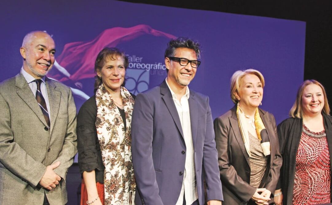 En el salón de danza que se encuentra en Ciudad Universitaria fueron presentados los nuevos nombramientos de Ángel Rosas y Alejandra Llorente en la dirección de danza de la UNAM. (FOTO: Irvin Olivares)