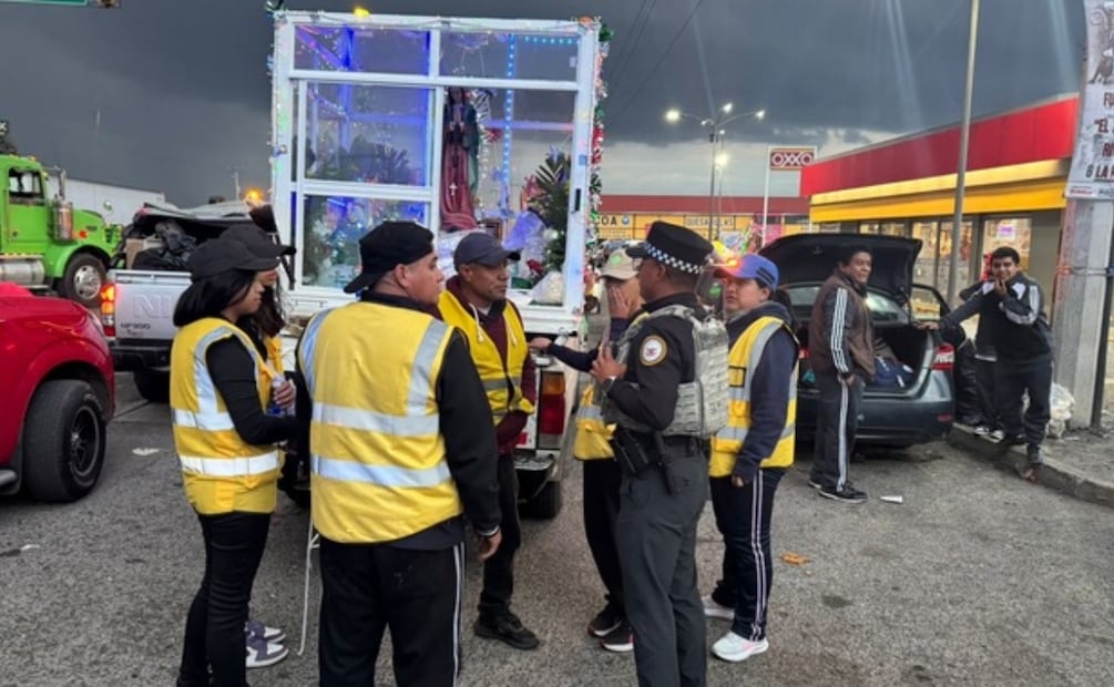 Guardia Nacional aplica Plan de Operaciones Basílica para mantener la seguridad de las y los peregrinos este Día de la Virgen de Guadalupe (12/12/2025). Foto: GN