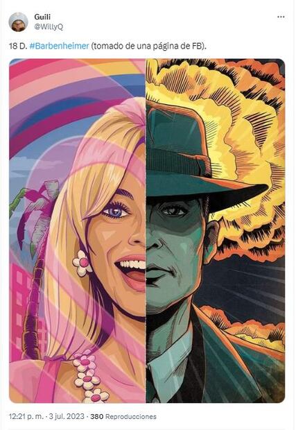 Memes por "Barbenheimer"
