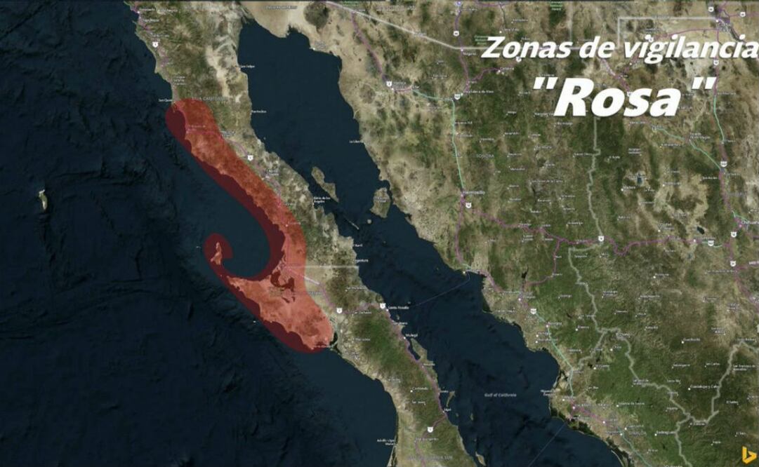 Protección Civil del Estado dio a conocer que los pronósticos que se tiene sobre este fenómeno que alcanzó categoría cuatro y conforme avanzó se debilitó a categoría dos, es que genera grandes bancos de nublados que pueden cubrir a Sinaloa. FOTO: ESPECIAL