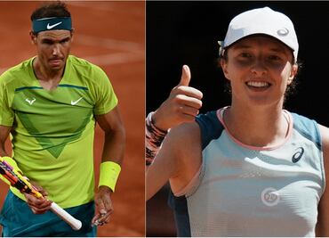 Nadal y Swiatek dominan