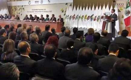 EPN destaca instrumentación de sistema penal para junio