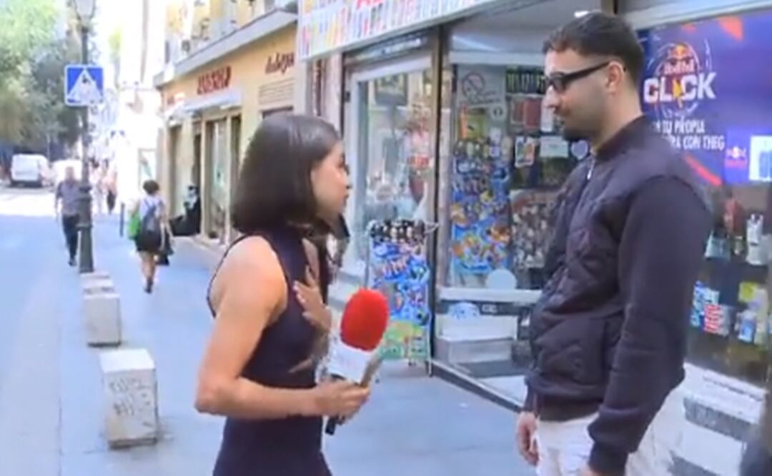 El video que se ha hecho viral en redes sociales, ha generado indignación entre compañeros de profesión de la periodista. Foto: Tomada del video