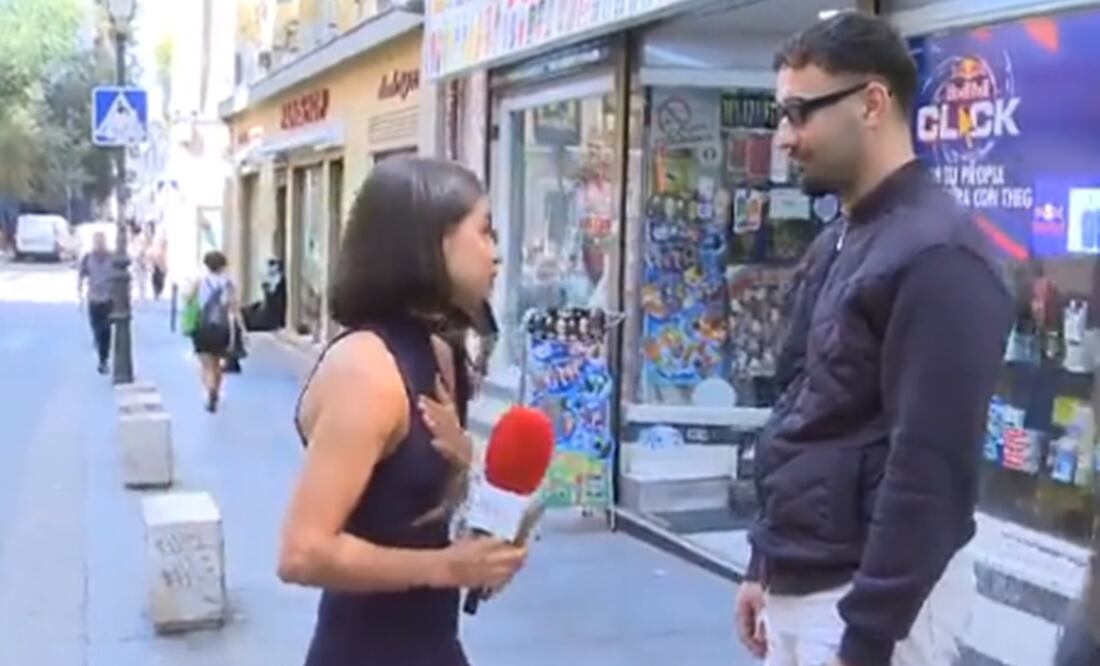 El video que se ha hecho viral en redes sociales, ha generado indignación entre compañeros de profesión de la periodista. Foto: Tomada del video