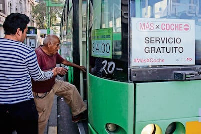 Capitalinos ven deficiente transporte público