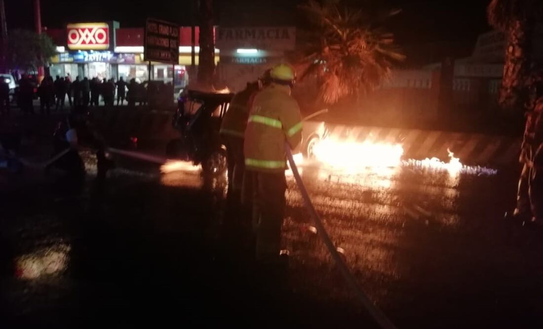 Accidente en Ixmiquilpan, Hidalgo. Foto: Especial