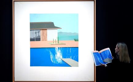 "The Splash", de David Hockney, se subasta por 30 mdd