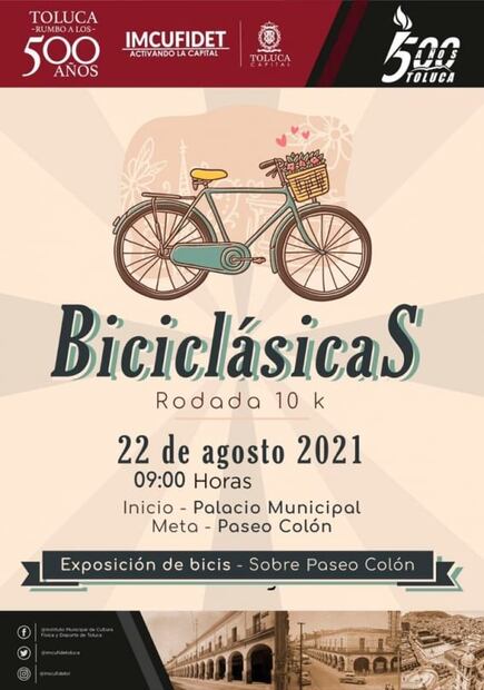 Anuncian rodada para acercar a toluqueños a rutas ciclistas seguras