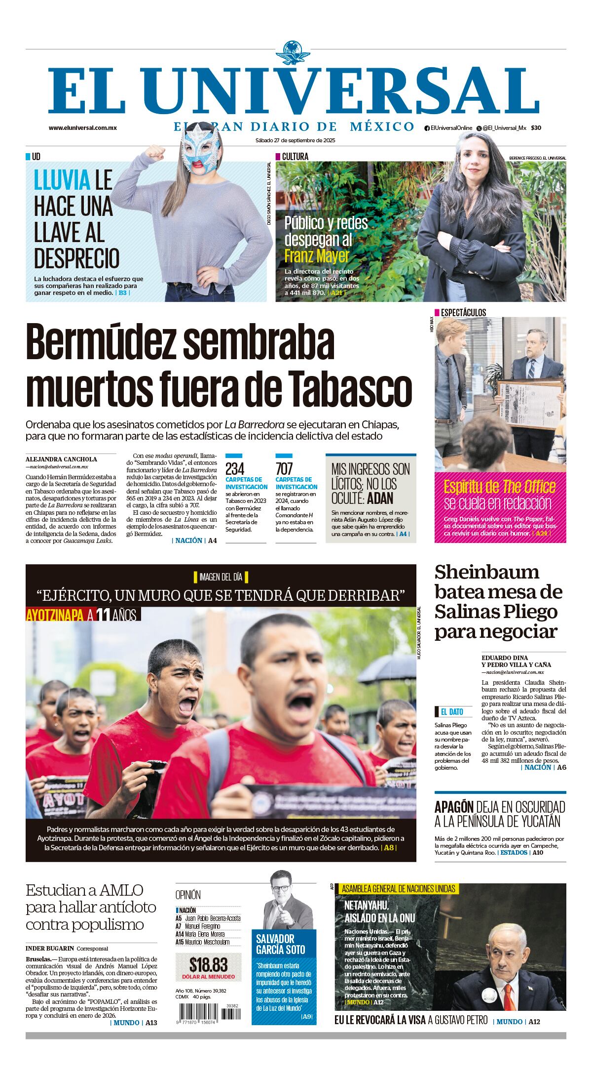 Portada impresa