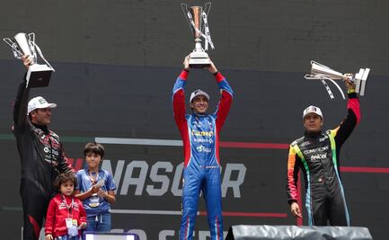 NASCAR México Series: Max Gutiérrez gana carrera Ricardo Rodríguez 120; Rovelo y Baca en el podio