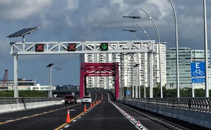 Abre a la circulación Puente Vehicular Nichupté en Cancún; "No es una vía para echar carreras”, aclaró Mara Lezama