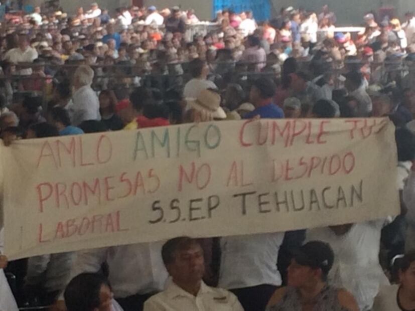 Aguardan reclamos “amistosos” a AMLO en Puebla