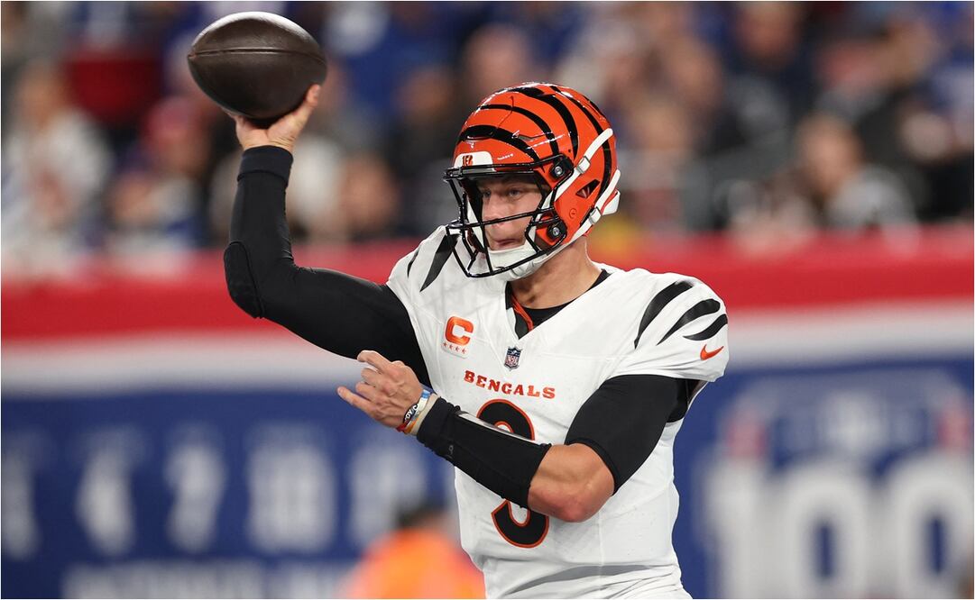 Joe Burrow fue la figura del triunfo de Cincinnati Foto: AFP