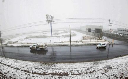 Frente frío golpea a estados del norte y centro del país