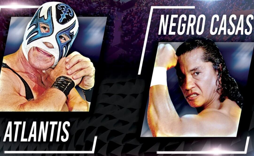 Atlantis y Negro Casas formarán una pareja legendaria en la Arena México
