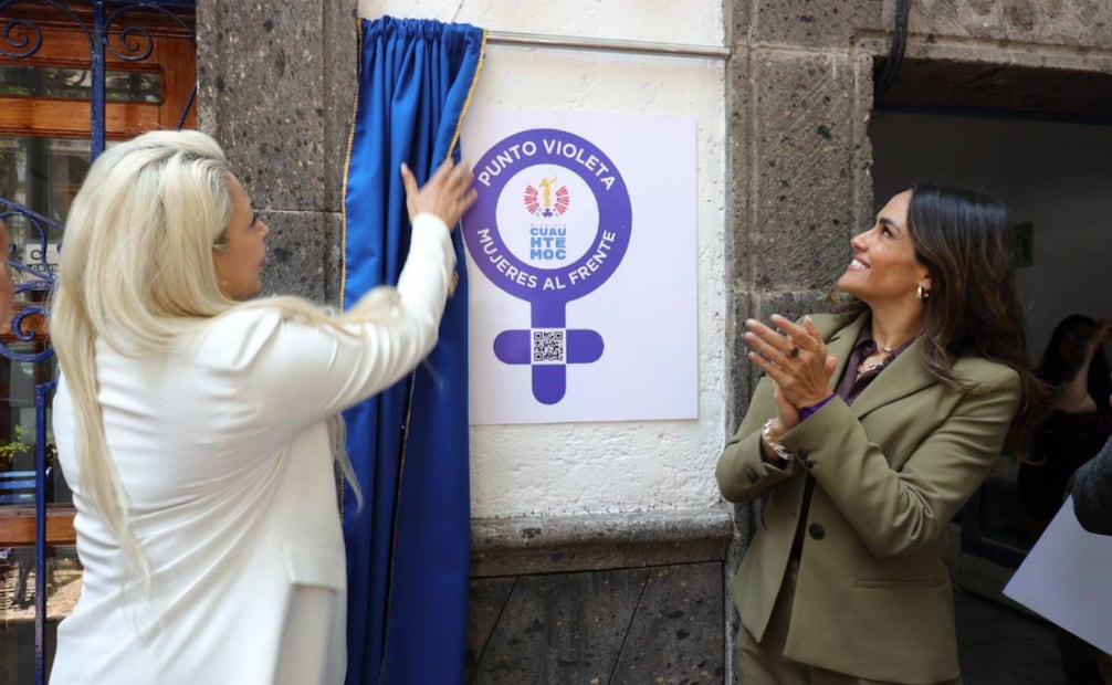 Más de 500 mujeres en situación de violencia han recibido acompañamiento a través de Reacción Violeta en la alcaldía Cuauhtémoc.
Foto: Especial.