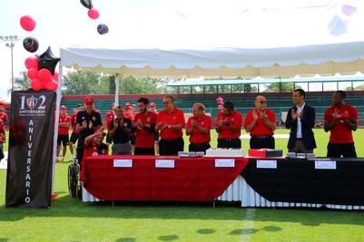 102 años del nacimiento de los Rojinegros del Atlas