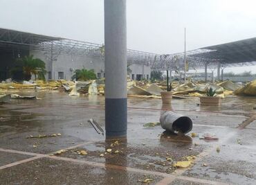 Tromba, no tornado, la que impactó en Nuevo Laredo: gobernador