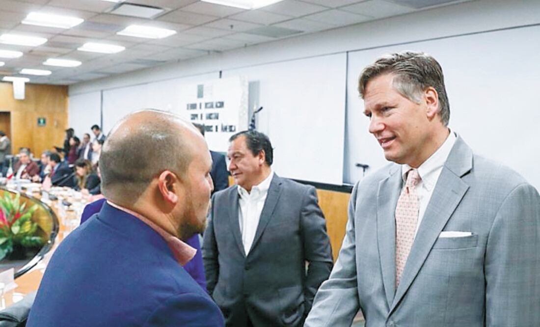 El embajador de Estados Unidos en México, Christopher Landau, dijo que a ninguno de los dos países le conviene tener fronteras totalmente abiertas. ESPECIAL