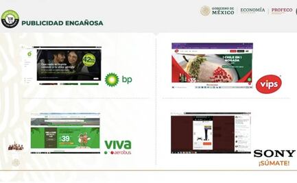Profeco exhibe a BP, Vips, VivaAerobus y a Sony por publicidad engañosa