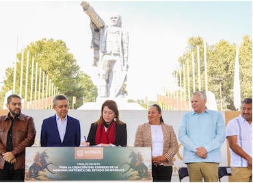 Inauguran monumento a José María Morelos en autopista México-Cuernavaca; el anterior fue destruido por sujetos en 2012