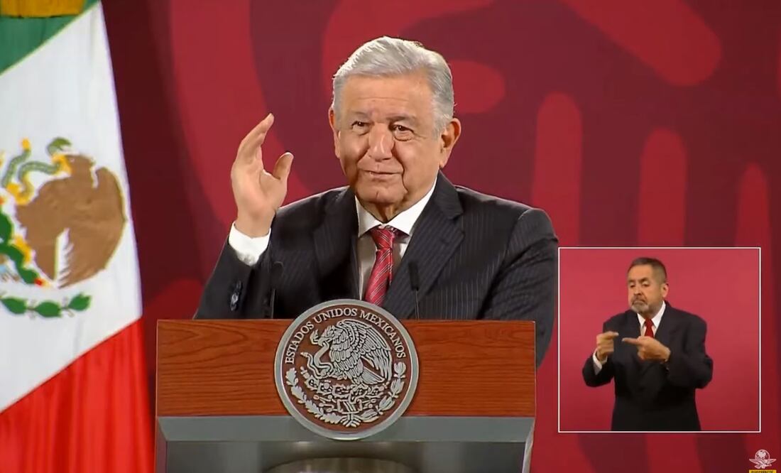 Conferencia de prensa mañanera del presidente López Obrador. Foto: captura de video