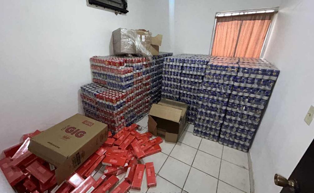 Semar asegura droga y material diverso en San Luis Río Colorado, Sonora. Foto: Especial.