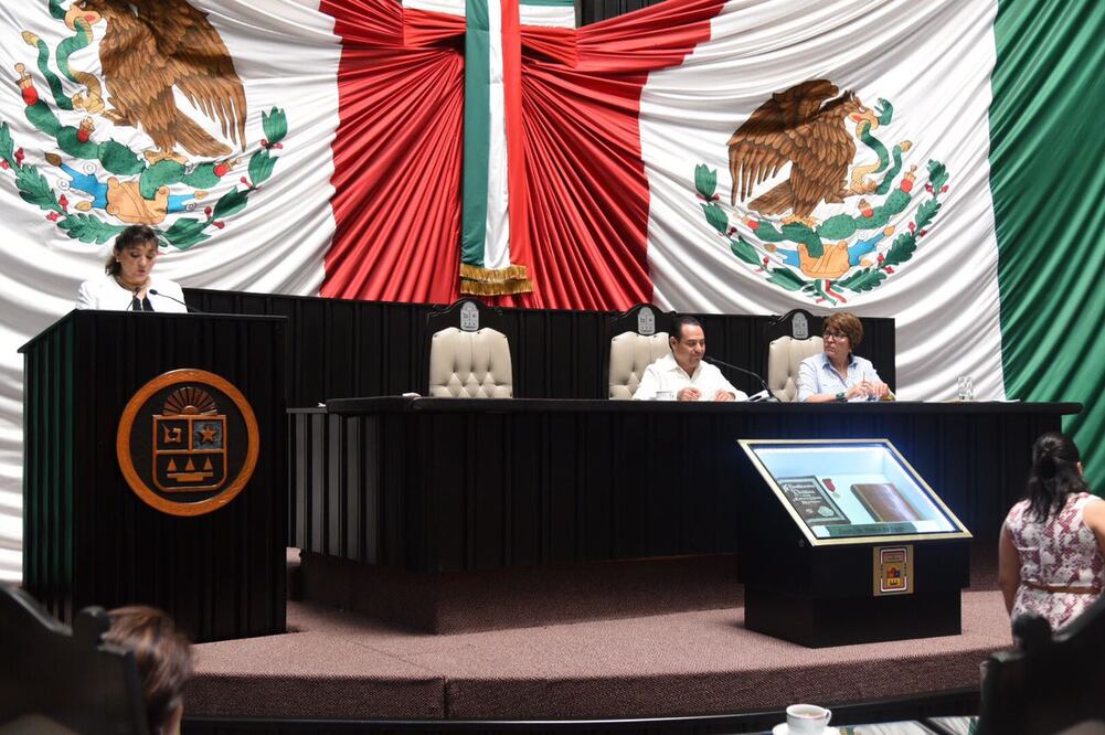 Congreso de Quintana Roo en la sesión de pleno de este jueves (Silvia Hernández / EL UNIVERSAL)