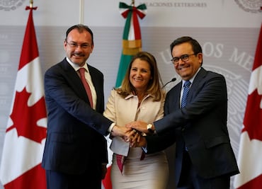 Destacan México y Canadá negociación trilateral de TLCAN