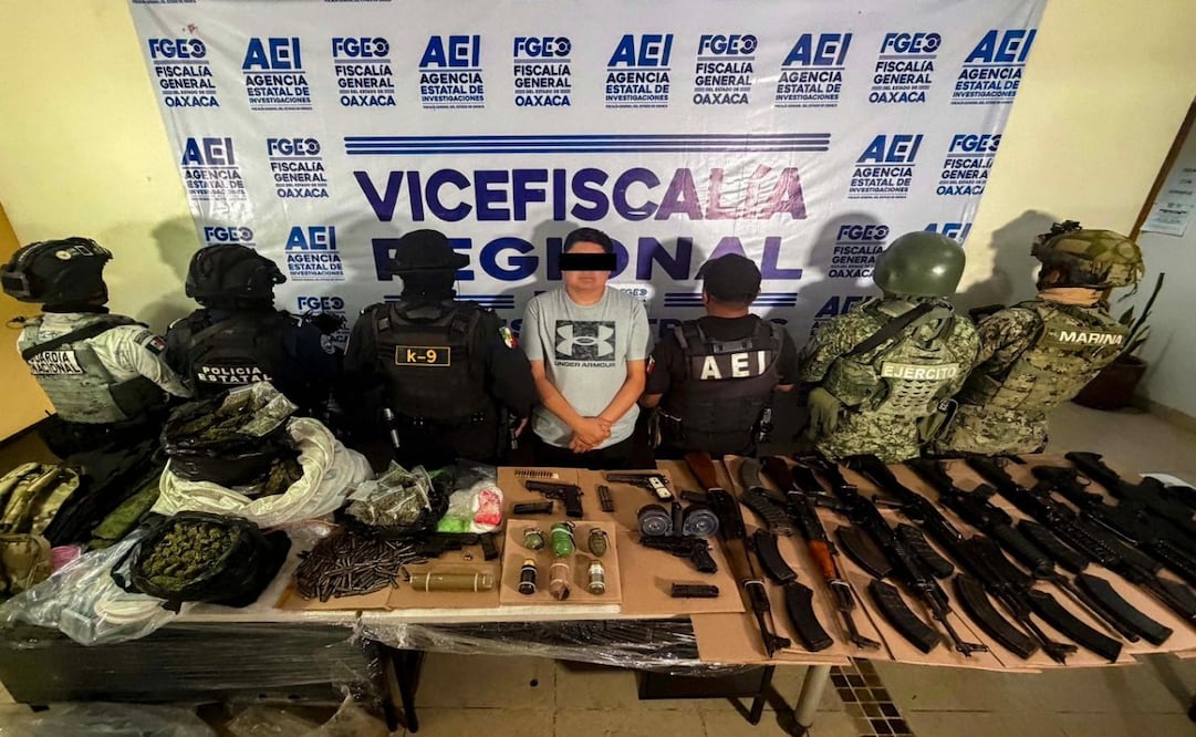 Detienen a jefe de plaza en Ocotlán, Oaxaca. Foto: Especial