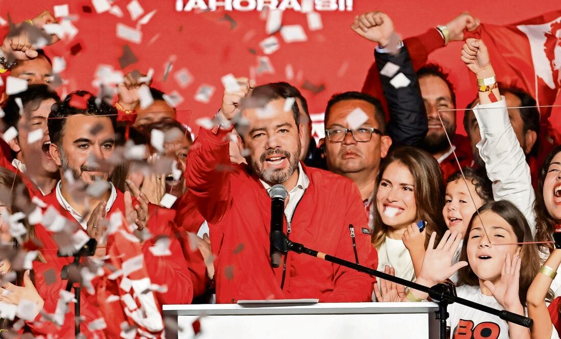 Carlos Fernando Galán Pachón, del partido Nuevo Liberalismo, tras ser elegido como alcalde de Bogotá. Foto: Mauricio Dueñas | EFE