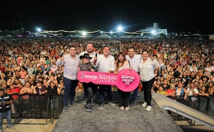 Súper Mamá Fest 2.0 en García, Nuevo León; Manuel Guerra reúne a 35 mil personas con Alicia Villarreal