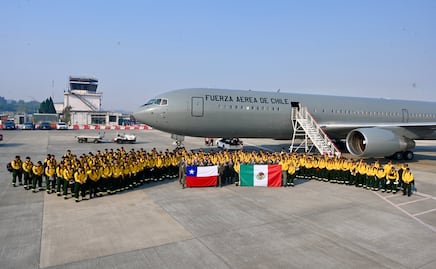 Llegan a Chile brigadistas mexicanos para combatir incendios forestales; hay más de 20 muertos y miles de damnificados