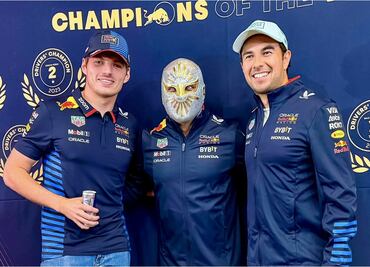 GP de México: Checo Pérez y Max Verstappen realizan convivencia con Místico