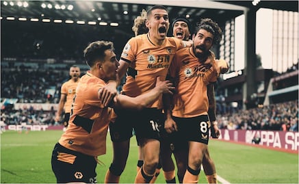 Los Wolves derrotan en el último minuto al Aston Villa; Jiménez entró de cambio