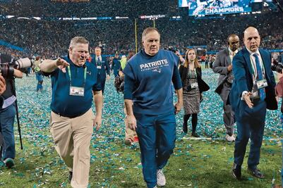 Dolorosa noche para Belichick