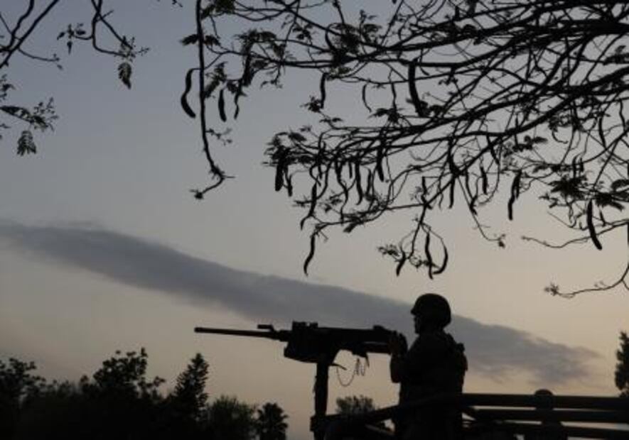 Así es una jornada con militares que vigilan Reynosa