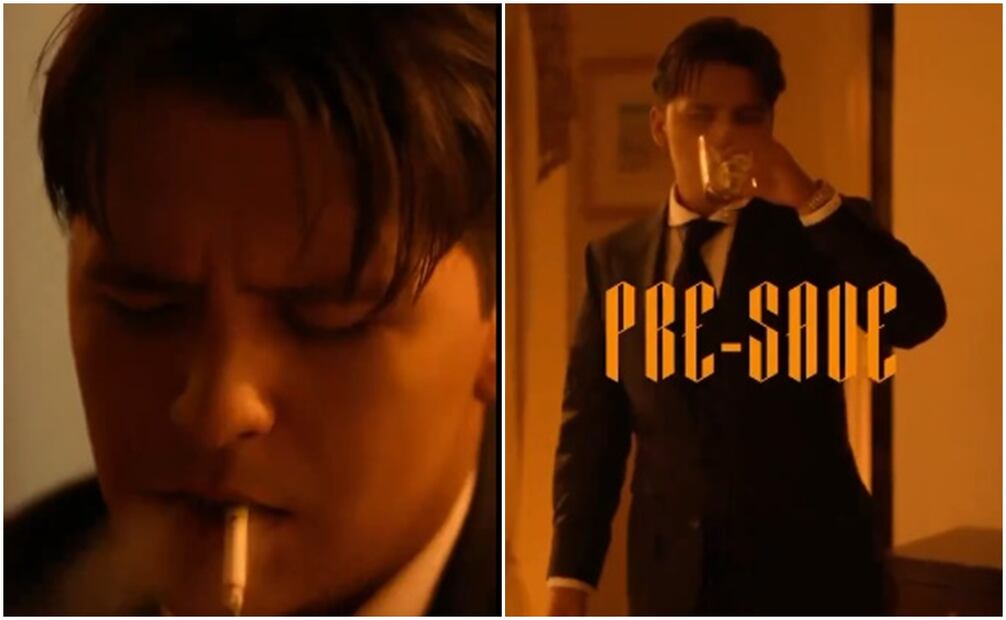 Christian Nodal en el video "Kbron y medio"