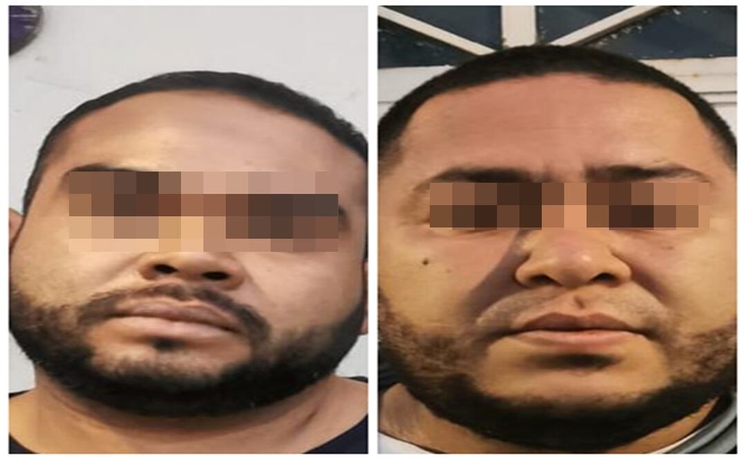 Ambos sujetos fueron trasladados a la agencia 50 de la fiscalía capitalina. Foto: Especial