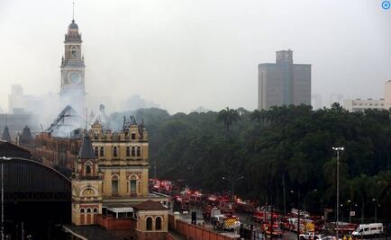Se incendia Museo de la Lengua Portuguesa en Brasil