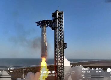 FOTOS: SpaceX pierde contacto con cohete Starship tras lanzamiento; es su octavo vuelo de prueba