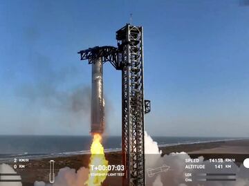 FOTOS: SpaceX pierde contacto con cohete Starship tras lanzamiento; es su octavo vuelo de prueba