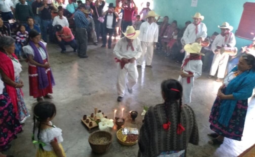 Con ritual, zoques se pronuncian contra proyectos mineros en Chiapas