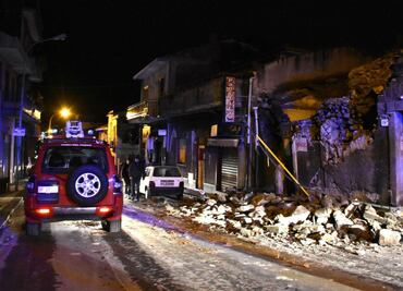 Sismo en Italia causa derrumbes; deja heridos