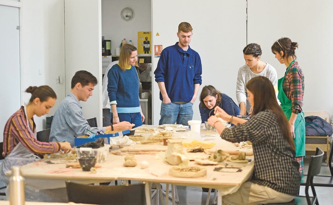 Pacientes con el servicio siquiátrico del Hospital Center University de Montpellier, en Francia el 7 de enero pasado. Foto: Sylvain Thomas / AFP