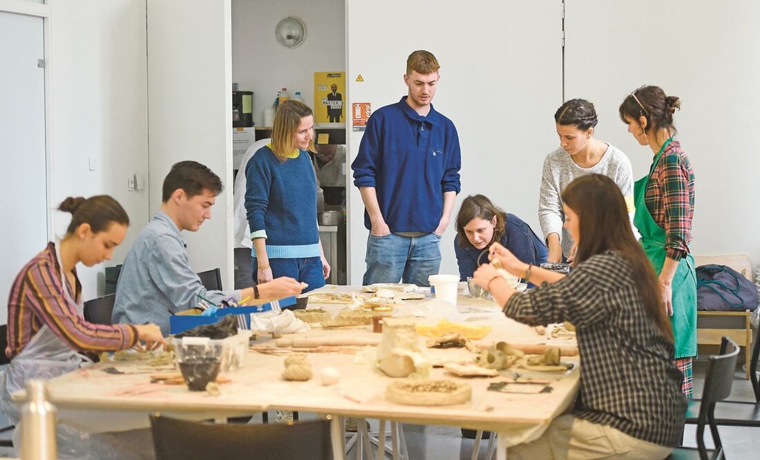 Pacientes con el servicio siquiátrico del Hospital Center University de Montpellier, en Francia el 7 de enero pasado. Foto: Sylvain Thomas / AFP